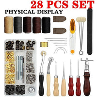 59Pcs Professional Leather Craft Tools DIY Kit Jack's Clearance