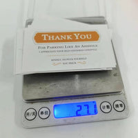 Gift Simplicity Middle Finger Card Illegal Parking Reminder Card Bad Parking Violation Stickers Warning Sign Card Jack's Clearance