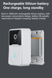 Wireless Doorbell WiFi Outdoor HD Camera Security Door Bell Night Vision Video Intercom Voice Change For Home Monitor Door Phone Jack's Clearance