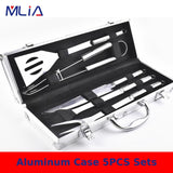 MLIA 27Pcs Stainless Steel BBQ Tools Set | Barbecue Grilling Accessories Camping Cooking Tools Jack's Clearance