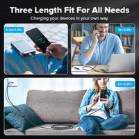 5A 2m USB Type C Fast Charging Mobile Phone Android Charger Type-C Data Cable Jack's Clearance
