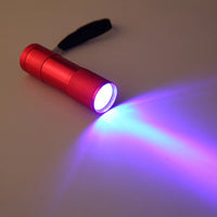 Super Mini 9 LED Powerful Aluminum UV Torch Jack's Clearance
