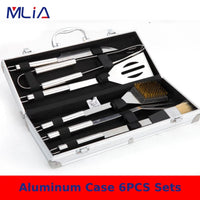 MLIA 27Pcs Stainless Steel BBQ Tools Set | Barbecue Grilling Accessories Camping Cooking Tools Jack's Clearance