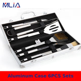 MLIA 27Pcs Stainless Steel BBQ Tools Set | Barbecue Grilling Accessories Camping Cooking Tools Jack's Clearance
