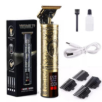 Men's Barber Retro T9 Hair Trimmer Professional Razor Trimmer Kemei Heyar Cut Machine Wireless Hair Clipper Beard Man Shaving Jack's Clearance
