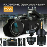 24X Optical Zoom Professional DSLR Camera For Photography Auto Focus 33MP Three Lens 1080P HD Digital Video Camcorder Outdoor Jack's Clearance