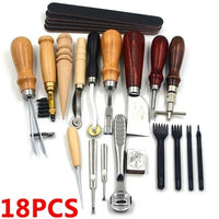59Pcs Professional Leather Craft Tools DIY Kit Jack's Clearance