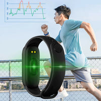 M6 Smart Bracelet Multi-Function Heart Rate Blood Pressure Monitor Step Music Sleep Monitoring M6 Smart Fitness Sports Watch Jack's Clearance