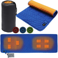 USB Heating Camping Sleeping Mattress 3-Level Adjustable Insulation Heated Sleeping Pad 7 Zone Areas Outdoor Hiking Travel Supplies Jack's Clearance