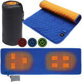 USB Heating Camping Sleeping Mattress 3-Level Adjustable Insulation Heated Sleeping Pad 7 Zone Areas Outdoor Hiking Travel Supplies Jack's Clearance
