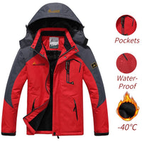 Winter Parka Men Windbreak Plus Thick Warm Windproof Fur Coats Male Military Hooded Anorak Jackets Men's Winter Jackets Jack's Clearance