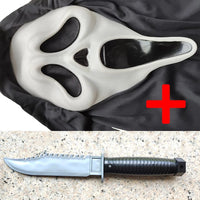 Ghost Face Scream Movie Horror Mask Halloween Killer Cosplay Adult Costume Accessories Props Jack's Clearance