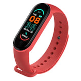 M6 Smart Bracelet Multi-Function Heart Rate Blood Pressure Monitor Step Music Sleep Monitoring M6 Smart Fitness Sports Watch Jack's Clearance