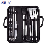 MLIA 27Pcs Stainless Steel BBQ Tools Set | Barbecue Grilling Accessories Camping Cooking Tools Jack's Clearance