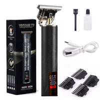 Men's Barber Retro T9 Hair Trimmer Professional Razor Trimmer Kemei Heyar Cut Machine Wireless Hair Clipper Beard Man Shaving Jack's Clearance