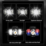 Rechargeable Headlamp 2000mah Super Bright Torch Light T51 Induction LED Headlight Waterproof Camping Mobile Power Bank Flashing Jack's Clearance