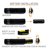 Super Mini 9 LED Powerful Aluminum UV Torch Jack's Clearance