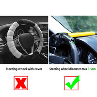Universal Car Steering Wheel Lock Heavy Duty Anti-theft  Car/Van Security Rotary Steering Wheel Lock Enhance Automobile Security Jack's Clearance