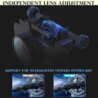 Original VR Virtual Reality 3D Glasses Box Stereo VR Google Cardboard Headset Helmet for IOS Android Smartphone,Wireless Rocker Jack's Clearance