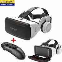 Original VR Virtual Reality 3D Glasses Box Stereo VR Google Cardboard Headset Helmet for IOS Android Smartphone,Wireless Rocker Jack's Clearance