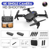 KBDFA E88 Pro 2022 New WIFI FPV Drone With Wide Angle HD 4K Camera Height Hold RC Foldable Quadcopter Drones Jack's Clearance