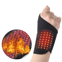 Self-Heating Wrist Band Magnetic Therapy Support Brace Wrap Heated Hand Warmer Compression Pain Relief Wristband Sanitizer Belt Jack's Clearance
