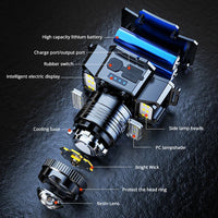 Rechargeable Headlamp 2000mah Super Bright Torch Light T51 Induction LED Headlight Waterproof Camping Mobile Power Bank Flashing Jack's Clearance