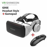 Original VR Virtual Reality 3D Glasses Box Stereo VR Google Cardboard Headset Helmet for IOS Android Smartphone,Wireless Rocker Jack's Clearance