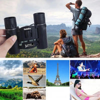 40x22 HD Powerful Binoculars 2000M Long Range Folding Mini Telescope BAK4 FMC Optics For Hunting Outdoor Camping Travel Jack's Clearance