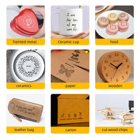 DJ6 Laser Engraving Machine 3000mw Fast Mini Logo Mark Printer Cutter Woodworking Wood Plastic Jack's Clearance