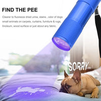 Super Mini 9 LED Powerful Aluminum UV Torch Jack's Clearance