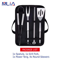 MLIA 27Pcs Stainless Steel BBQ Tools Set | Barbecue Grilling Accessories Camping Cooking Tools Jack's Clearance