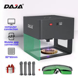 DJ6 Laser Engraving Machine 3000mw Fast Mini Logo Mark Printer Cutter Woodworking Wood Plastic Jack's Clearance