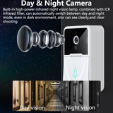 Wireless Doorbell WiFi Outdoor HD Camera Security Door Bell Night Vision Video Intercom Voice Change For Home Monitor Door Phone Jack's Clearance