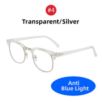 Classic Semi Rimless Anti Blue Light Blocking Glasses Unisex Frames Jack's Clearance