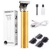 Men's Barber Retro T9 Hair Trimmer Professional Razor Trimmer Kemei Heyar Cut Machine Wireless Hair Clipper Beard Man Shaving Jack's Clearance