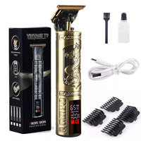 Men's Barber Retro T9 Hair Trimmer Professional Razor Trimmer Kemei Heyar Cut Machine Wireless Hair Clipper Beard Man Shaving Jack's Clearance