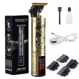 Men's Barber Retro T9 Hair Trimmer Professional Razor Trimmer Kemei Heyar Cut Machine Wireless Hair Clipper Beard Man Shaving Jack's Clearance