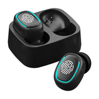 Wireless Bluetooth Headset Touch Light Mini High Quality Earplugs Anti-Sweat HD Sound Quality Stereo Universal Headset Jack's Clearance