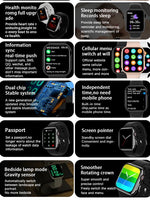 2023 Smart Watch Women Series 8 2.0 " Screen Bluetooth Call Heart Rate Blood Pressure Men Smartwatch for Apple Watch IWO Watch 8 Jack's Clearance