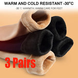 3 Pairs Winter Thermal Wool Socks Jack's Clearance