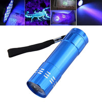 Super Mini 9 LED Powerful Aluminum UV Torch Jack's Clearance