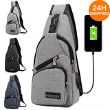 Unisex Fashion Chest Bag Sports Multi-function Large Mobile Phone Bag Waist Bag Jack's Clearance