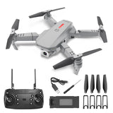 E88 Rc Drone 4K Profesional HD Dual Camera 2.4Ghz Mini Foldable Quadcopter Real-time Transmission Jack's Clearance
