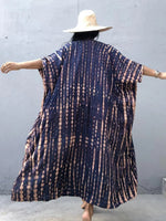 Beach Cover Ups for Swimwear | Women Black Tie Dye Kimono Jack's Clearance