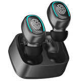 Wireless Bluetooth Headset Touch Light Mini High Quality Earplugs Anti-Sweat HD Sound Quality Stereo Universal Headset Jack's Clearance