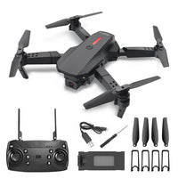 E88 Rc Drone 4K Profesional HD Dual Camera 2.4Ghz Mini Foldable Quadcopter Real-time Transmission Jack's Clearance