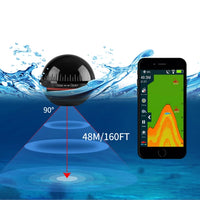 Wireless Sonar for Fishing 48m/160ft Water Depth Echo Sounder Fish Finder Jack's Clearance