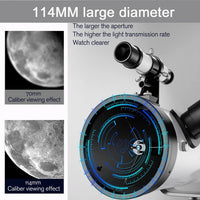 875X Professional Astronomical Telescope Monocular  114MM Large-Aperture F76700  for Stargazing Bird Watching Moon Sun Jack's Clearance