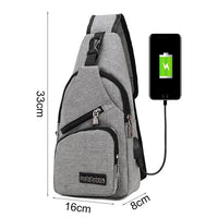 Unisex Fashion Chest Bag Sports Multi-function Large Mobile Phone Bag Waist Bag Jack's Clearance